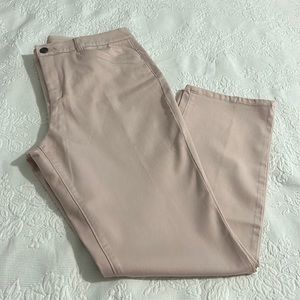 CHRISTOPHER & BANKS SIGNATURE SLIMMING PALE PINK PANT 14